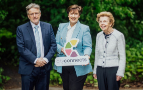 Pictured at the launch of the National Centre for City Connects Ireland (NCCCI) AT Mary Immaculate College were: Minister for Education, Norma Foley, TD ;  President of MIC, Prof. Eugene Wall and Executive Director of City Connects, Boston College, Prof. Mary Walsh. City Connects, a ground-breaking school-based intervention system, is designed, developed and delivered in partnership with schools and services and was originally established at the Mary E. Walsh Center for Thriving Children in Boston College