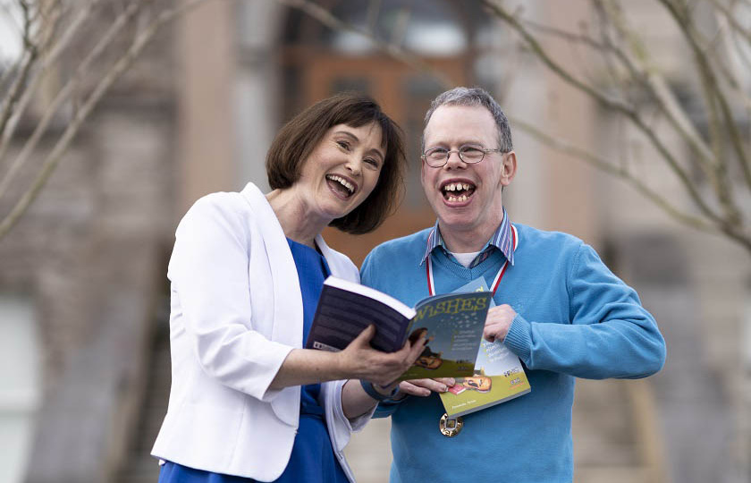 MIC lecturer Dr Fionnuala Tynan launches book to support learners with Williams Syndrome. (Photo by Don Moloney)